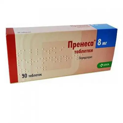 Prenesa (perindopril tert-butylamine) tablets 8 mg. #90