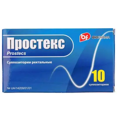 Prostex suppositories 0.03g. #10 up.