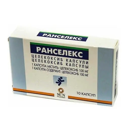 Ranselex (celecoxib) capsules 200 mg. #10