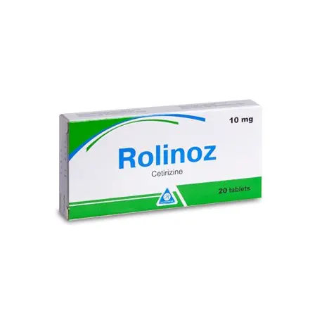 Rolinoz (cetirizine) tablets 10 mg. #20