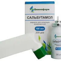 Salbutamol aerosolum for inhalation 100 mcg/dose 200 doses balloon