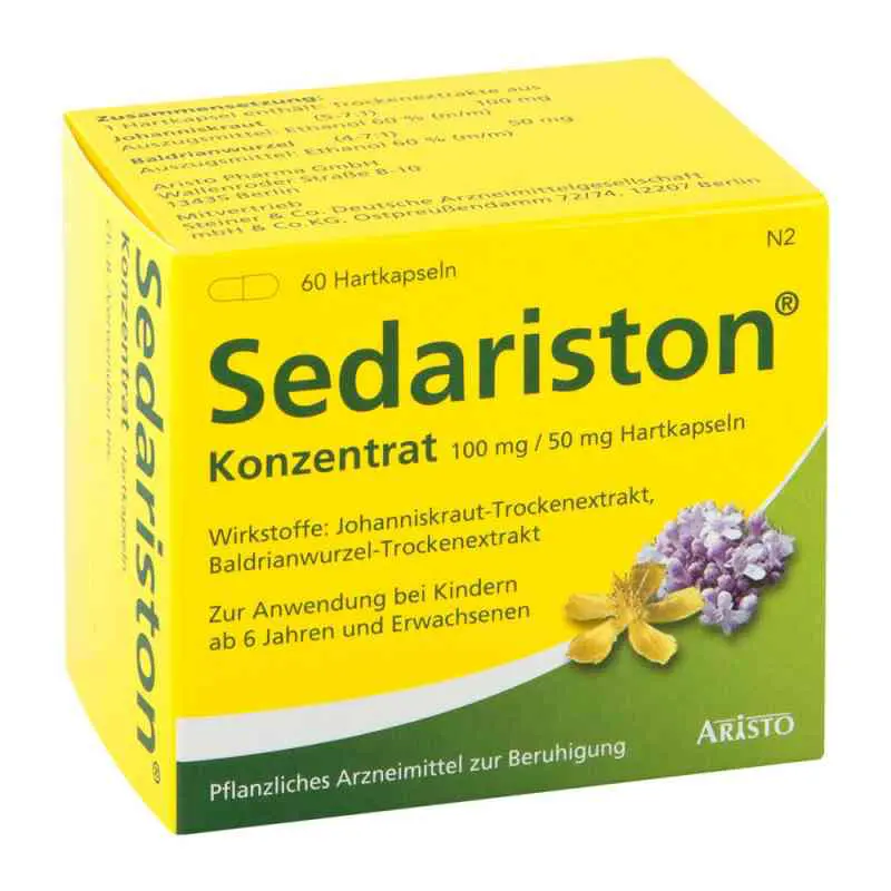 Sedariston (extracts of St. John's wort