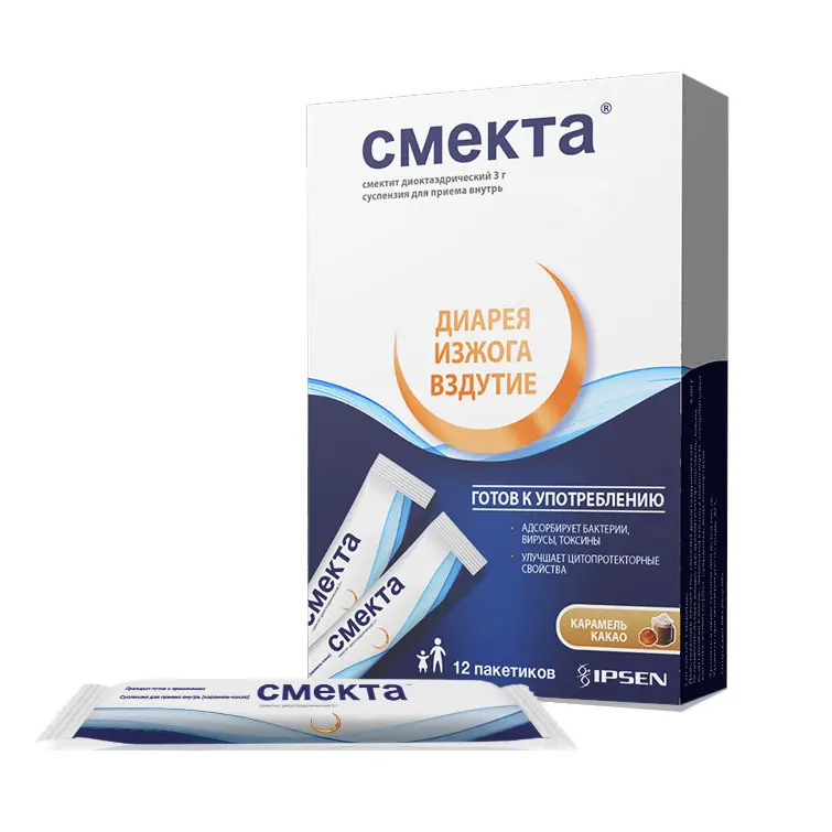 Smecta vanilla (diosmectite) 3 g. sackets #12