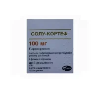 Solu-cortef (hydrocortisone) injection 100 mg. #1