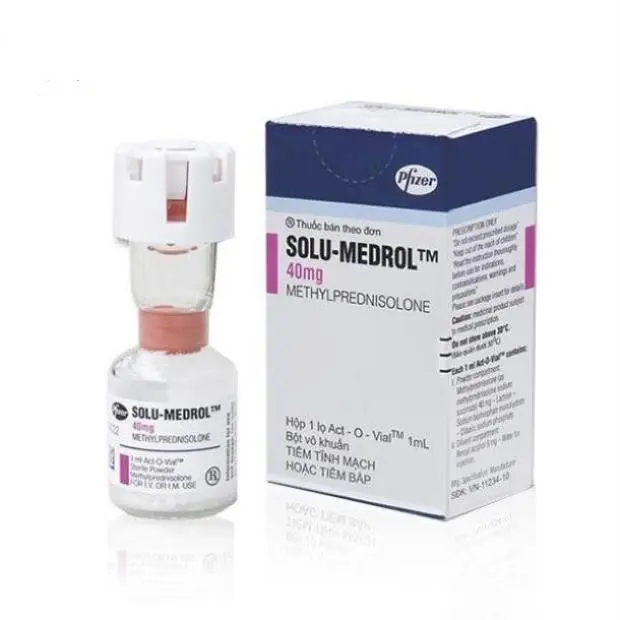 Solu-medrol (methylprednisolone) 40 mg. 1ml. #1