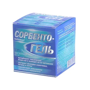 Sorbentogel (methyl silicic acid hydrogel) gel 0.7 g/g. 135 g.