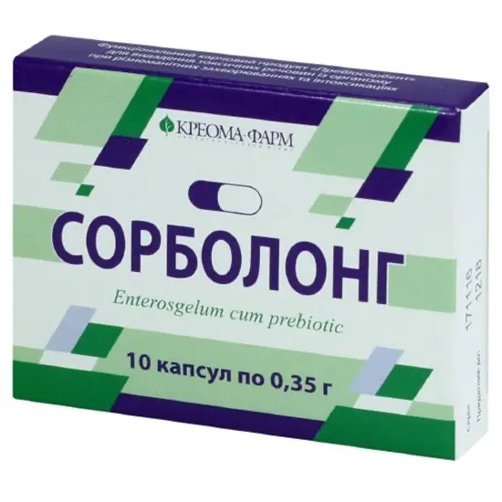 Sorbolong (methylsilicic acid xerogel) capsules #10