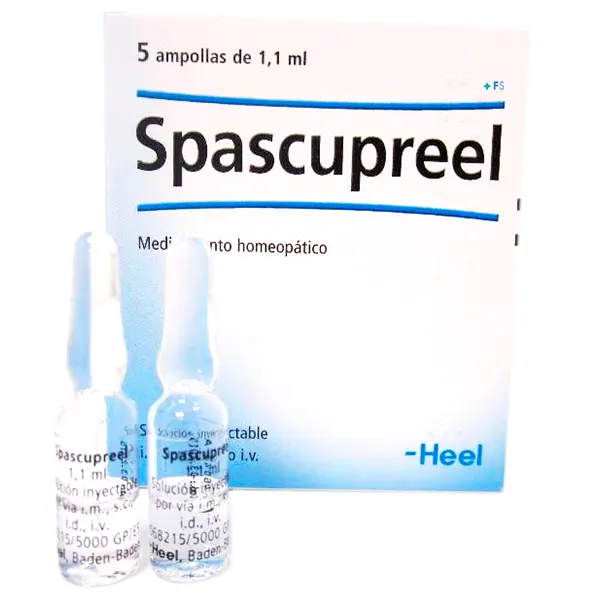 Spascupreel (aconitum napellus D6) injection 1.1 ml. injection #5