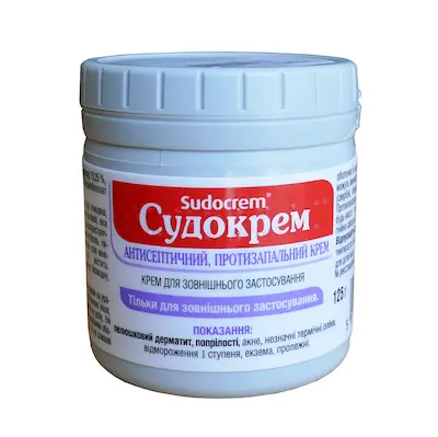 Sudocrem (zinc oxide) cream for external use 60 g.