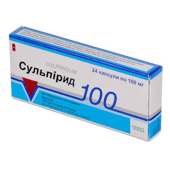 Sulpirid (sulpiride) capsules 100 mg. #24
