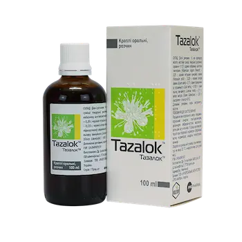 Tazalok (mixture of medicinal plant) drops for oral use 100 ml.