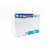 Tebantin (gabapentin) capsules 300 mg. #100