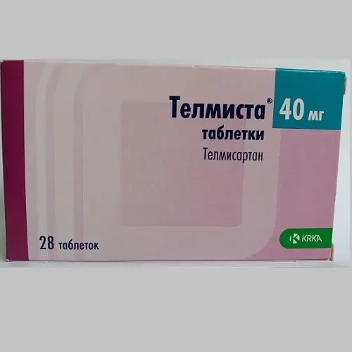 Telmista H 40 (telmisartan) tablets 40 mg/12.5 mg. #28
