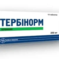 Terbinorm (terbinafine) tablets 250 mg. #14