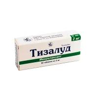 Tizalud (tizanidine) tablets 2 mg. #30