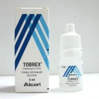 Tobrex (tobramycin) eye drops 0.3% 5 ml.