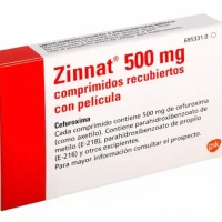 Zinnat (cefuroxime) tablets 500 mg. #10