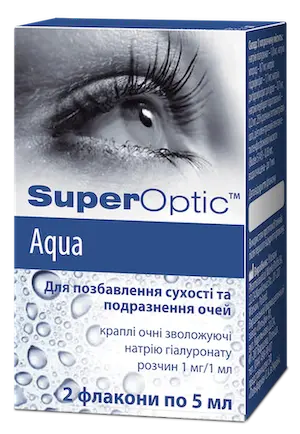 SuperOptic Aqua (sodium hyaluronate) eye drops 5 ml. #2